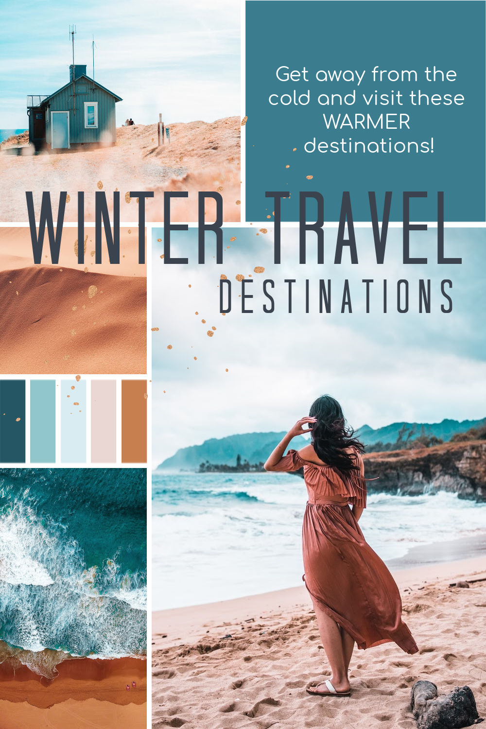 Escape the cold and visit these warmer destinations during winter.