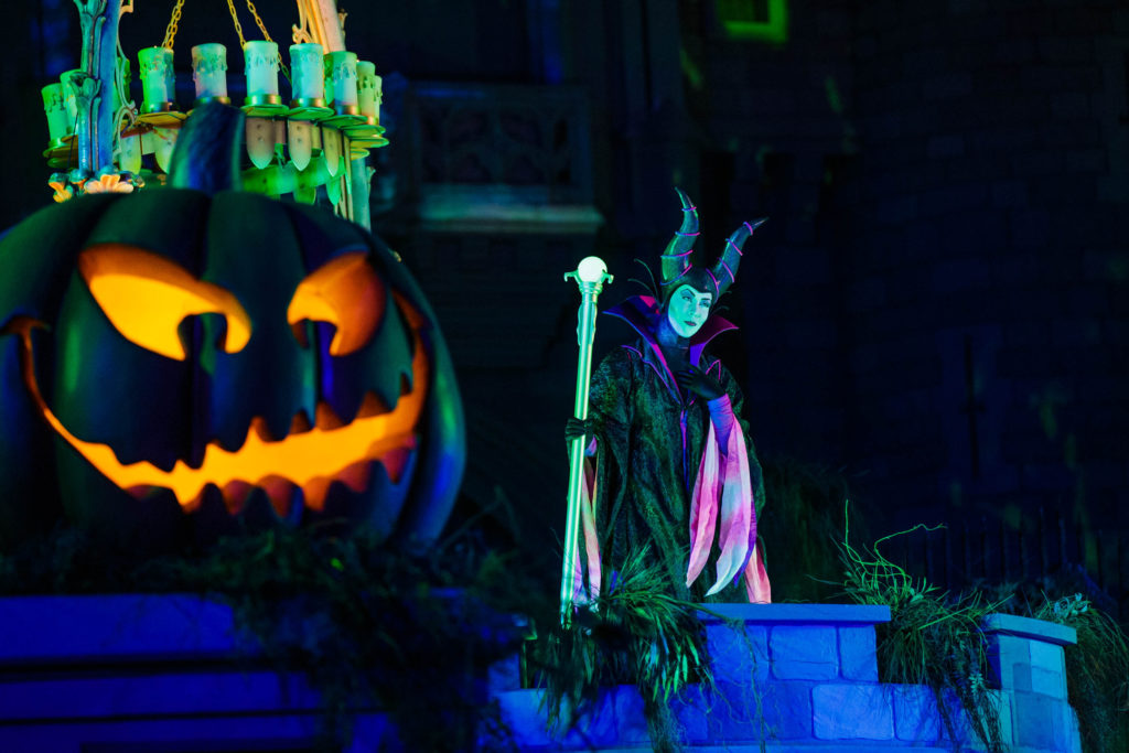 The mischievous Sanderson Sisters from Disney’s “Hocus Pocus” return to Mickey’s Not-So-Scary Halloween Party at Magic Kingdom Park to throw a wickedly fun celebration during Hocus Pocus Villain Spelltacular. Held on the Cinderella Castle Forecourt stage, the show features favorite Disney villains including Dr. Facilier, Oogie Boogie and Maleficent, along with dancers, projections and special effects. Mickey’s Not-So-Scary Halloween Party is a specially ticketed evening that also includes trick-or-treating, greetings with characters in Halloween costumes, the Happy HalloWishes fireworks display and more. Mickey’s Not-So-Scary Halloween Party takes place select nights Aug. 17- Oct. 31, 2018, at Walt Disney World Resort in Lake Buena Vista, Fla.