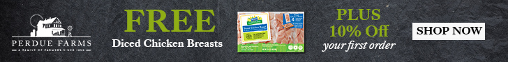 FREE Diced Chicken Breasts + 10% Off Promo