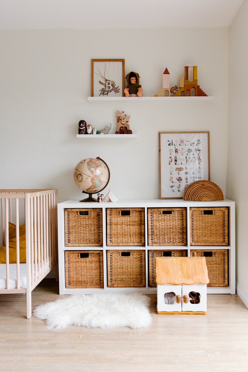 minimalistic kids room