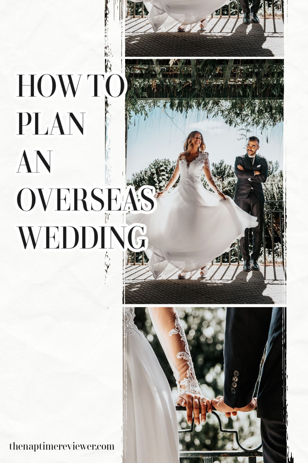 How to plan an overseas wedding.