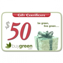 Win a $50 Gift Certificate to BuyGreen.com