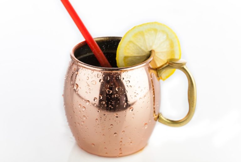 Peachy-Basil Moscow Mule Recipe