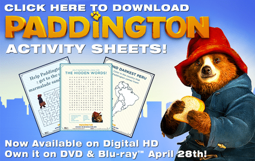 Paddington Activity Sheets