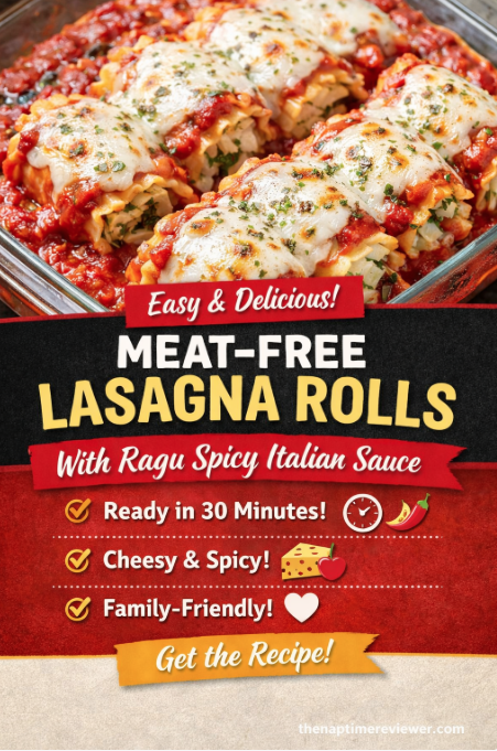 Meat Free Lasagna Rolls Recipe