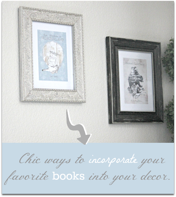 Chic ways to Incorporate Your Favorite Books Into Your Decor | Cover Art Prints