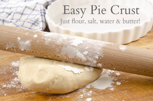 Easy Pie Crust Recipe - 4 ingredients Easy Pie Crust Recipe - 4 ingredients