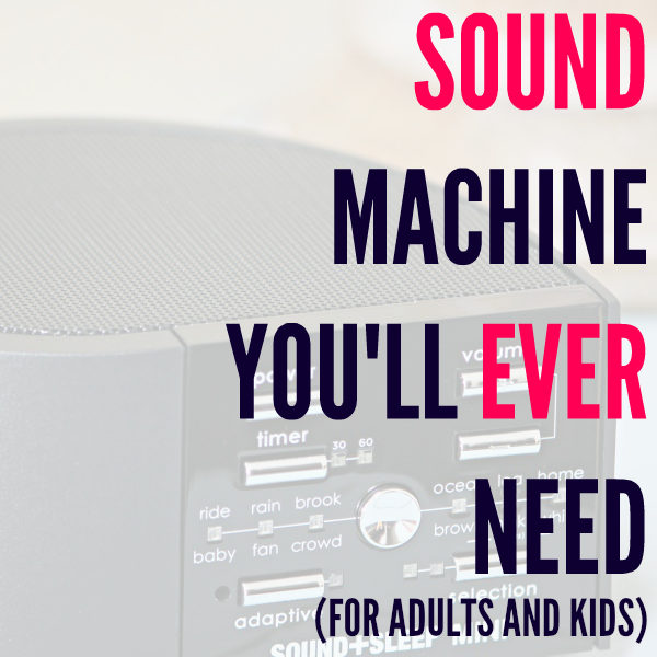 Sound+Sleep MINI – Sound Machine Review and Giveaway