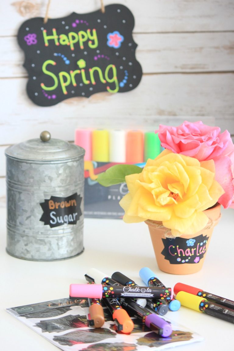 Springy Home Updates with Chalkola Chalk Markers