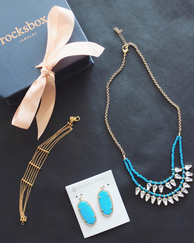 Turquoise and Gold Jewelry + Rocksbox Promo Code