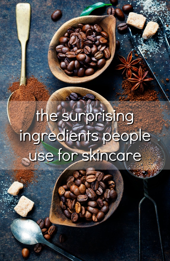 coffee grounds - skincare myths