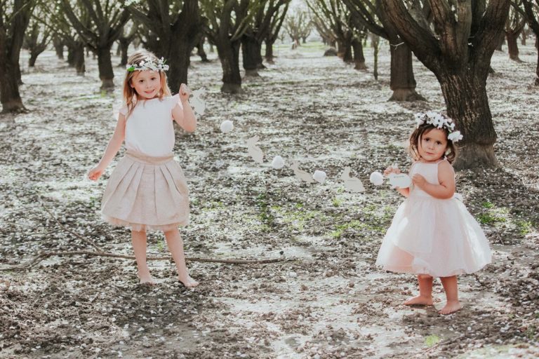 Oh…My! London Kidswear — Chic Spring and Easter Looks for Girls & Almond Blossom Photo Ideas