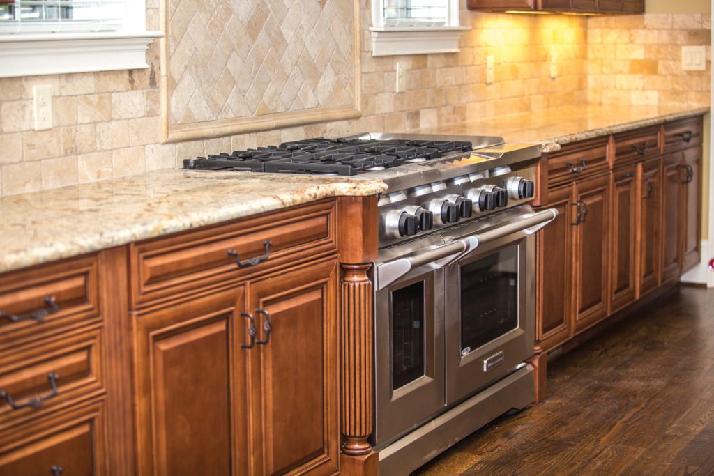 granite counters modern appliances