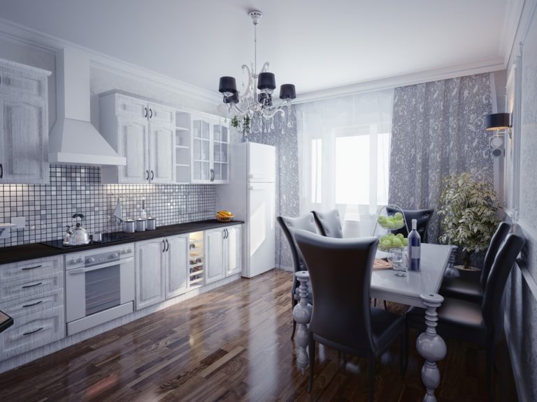 white kitchen