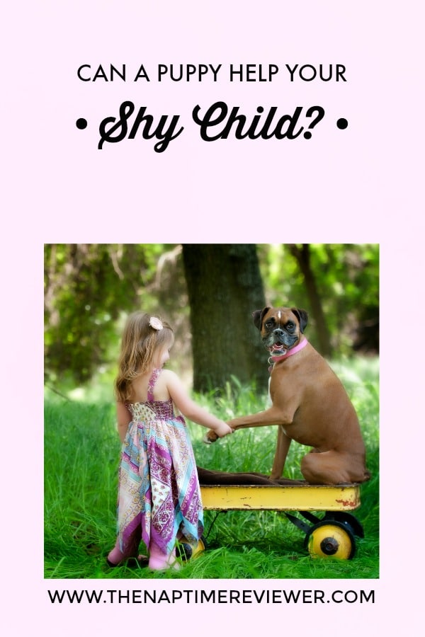 can a puppy help a shy child?