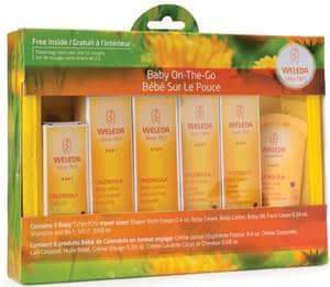 calendula baby products from Weleda