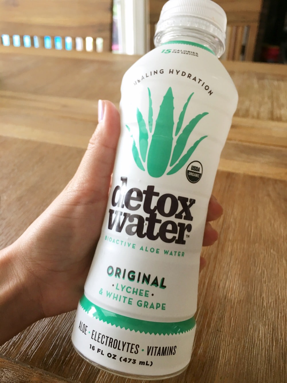 detox water aloe vera drink