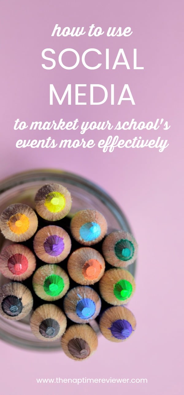 How to use social media to marketing your school's events more effectively.