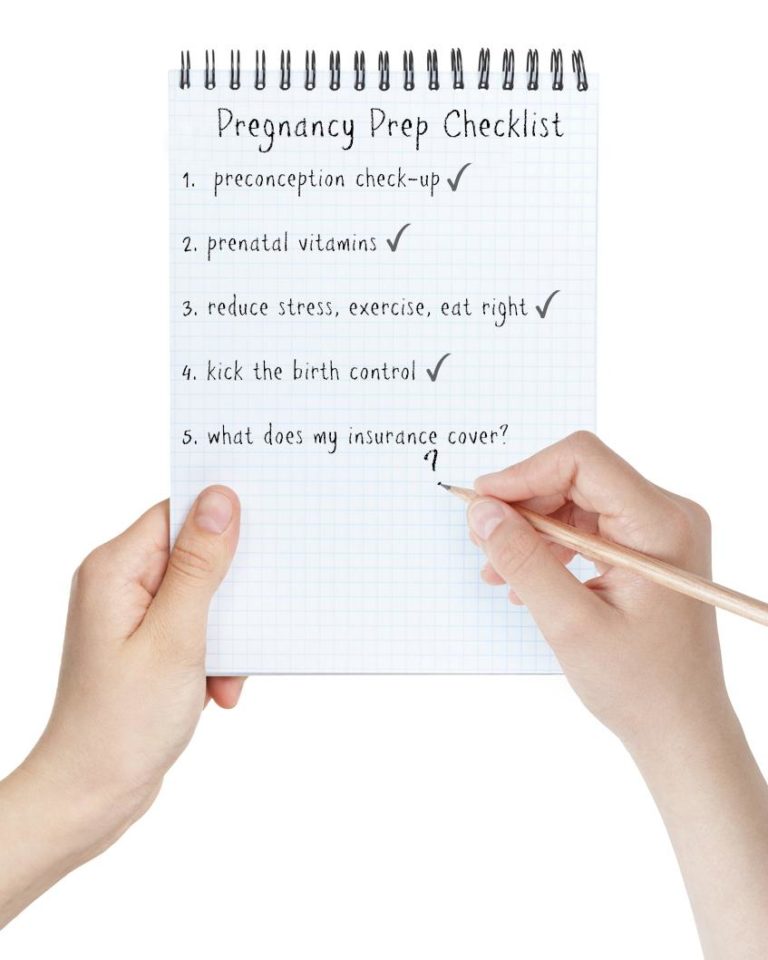 Pregnancy Prep Checklist