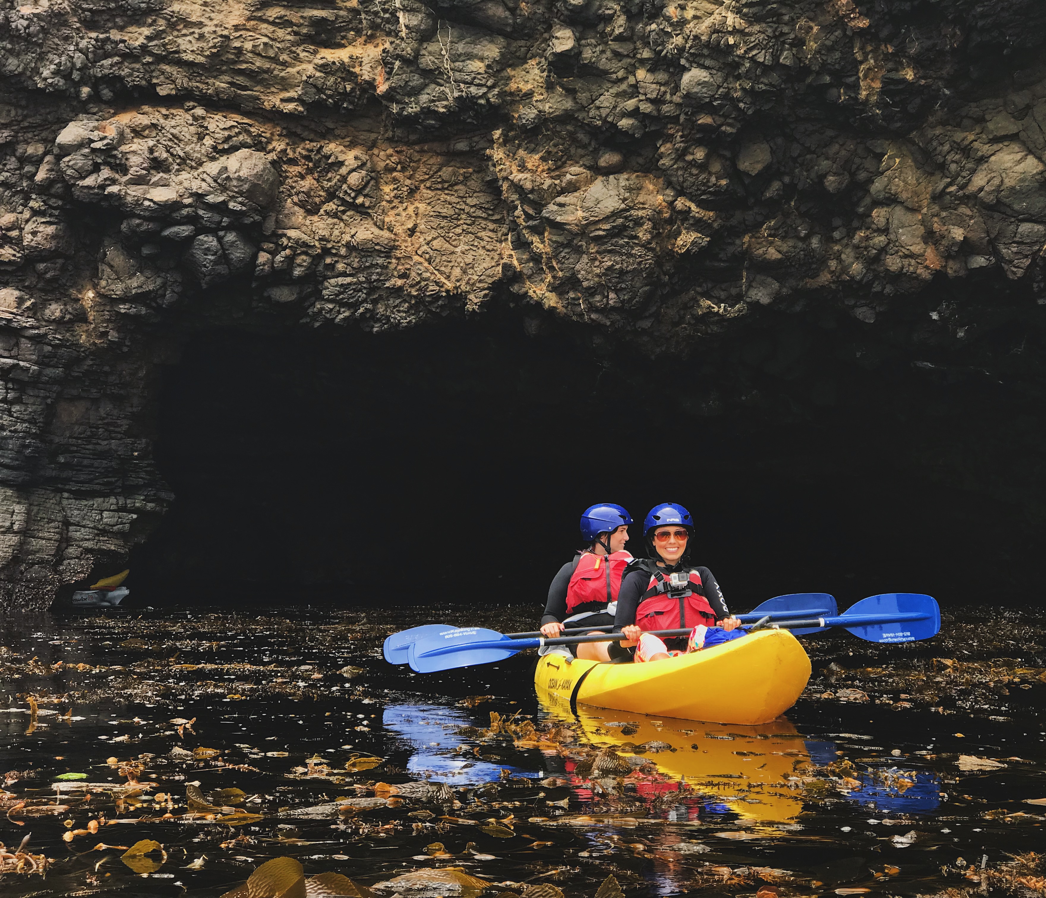 Cave Kayaking in the Channel Islands, Santa Barbara