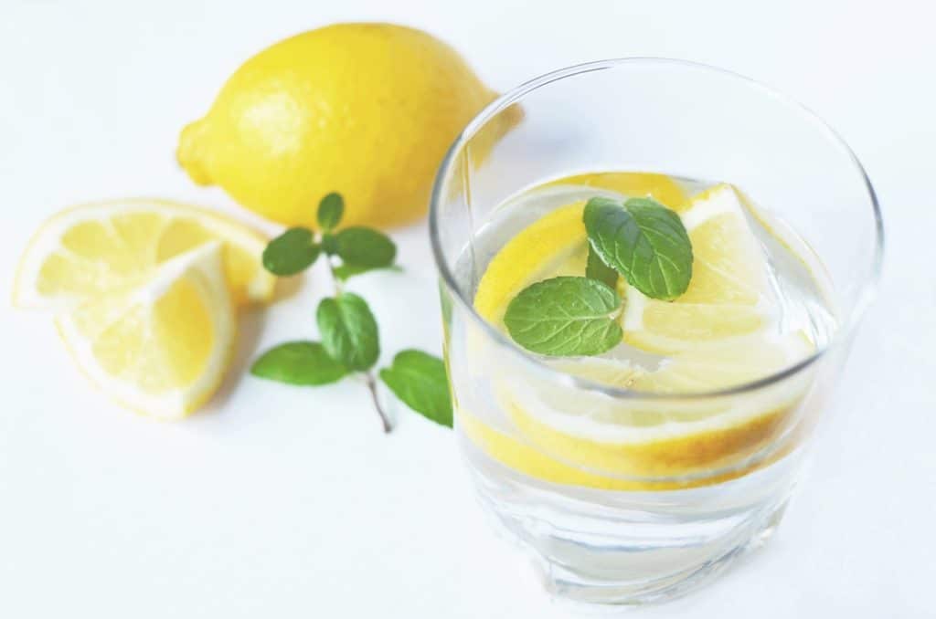 Fresh lemon Water for Health