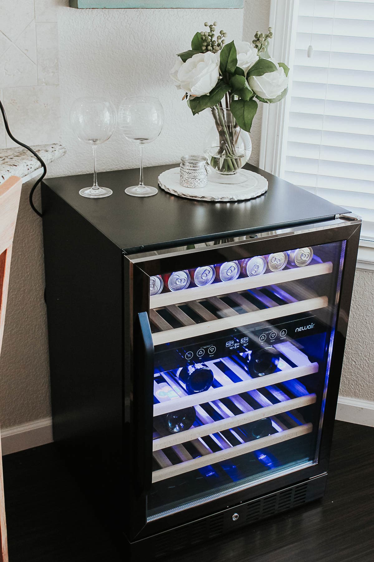 NewAir Black Stainless Winefridge