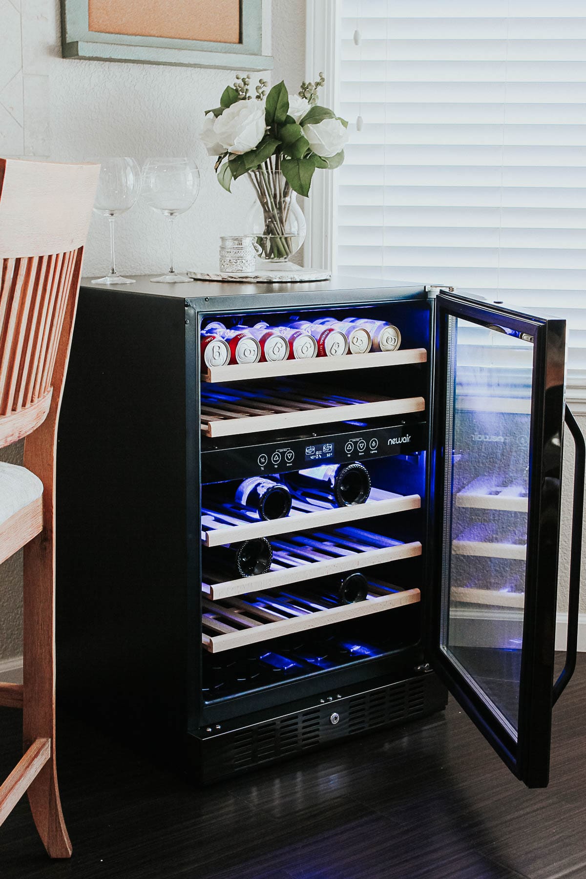 NewAir Black Stainless Winefridge