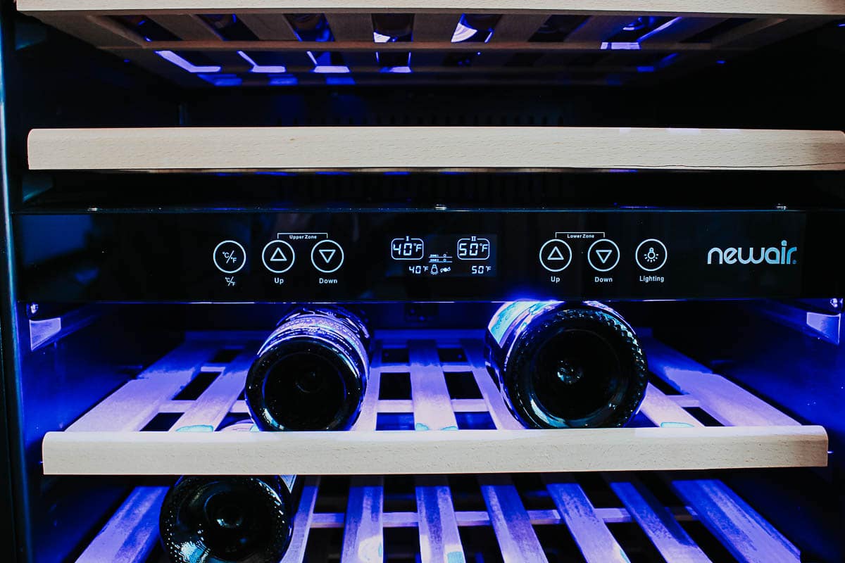 NewAir Black Stainless Winefridge