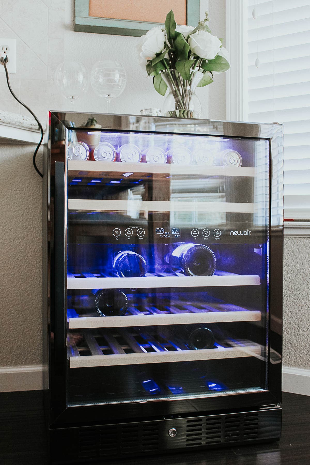 NewAir Black Stainless Winefridge