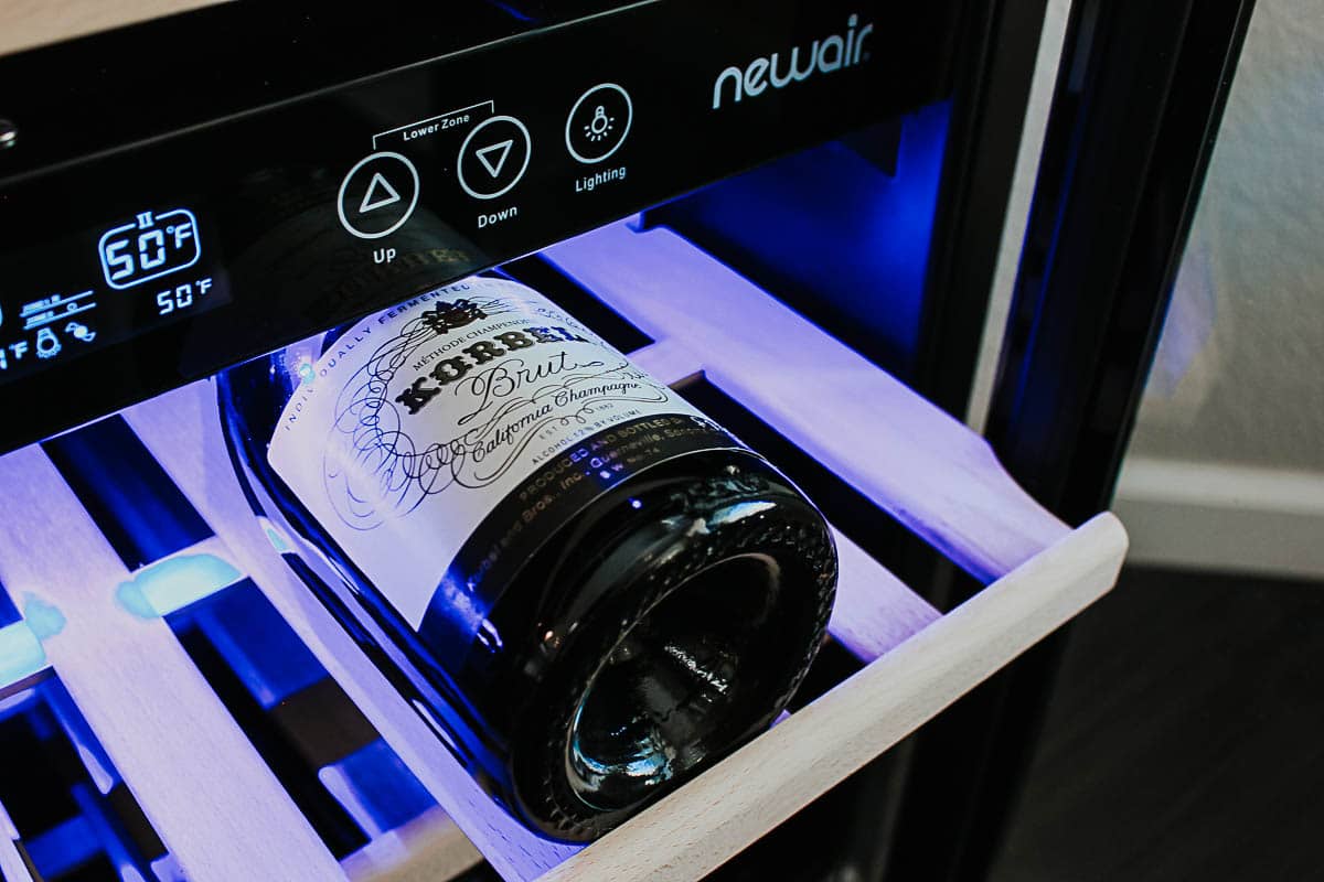 NewAir Black Stainless Winefridge