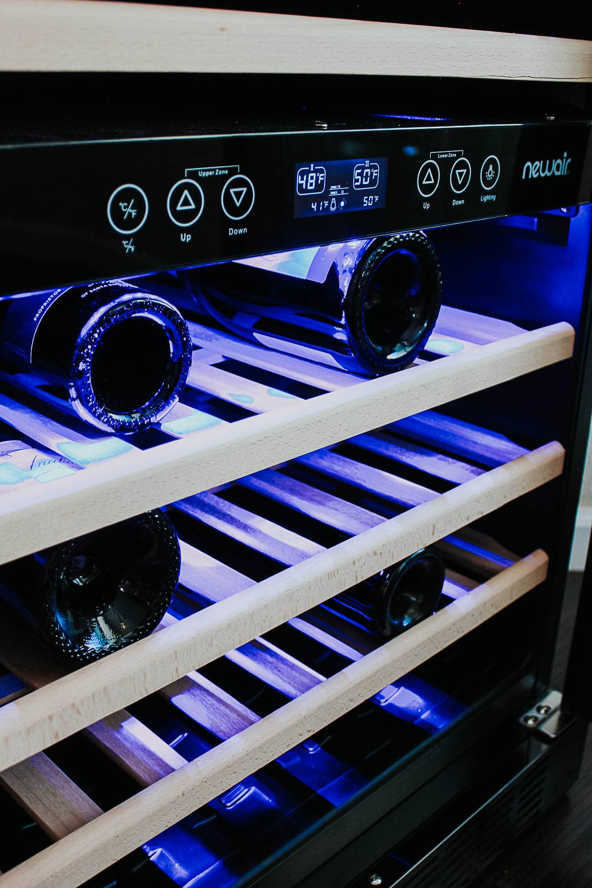 NewAir Black Stainless Winefridge