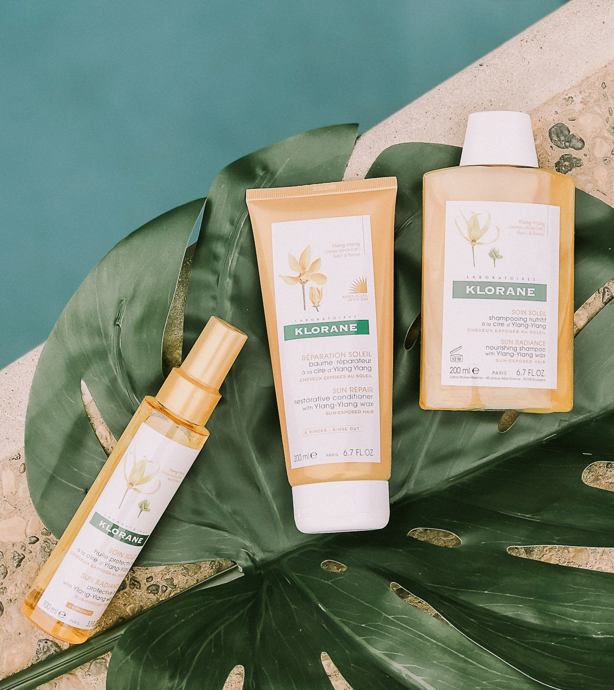 Klorane Sun Radiance Hair collection - products for sun exposure