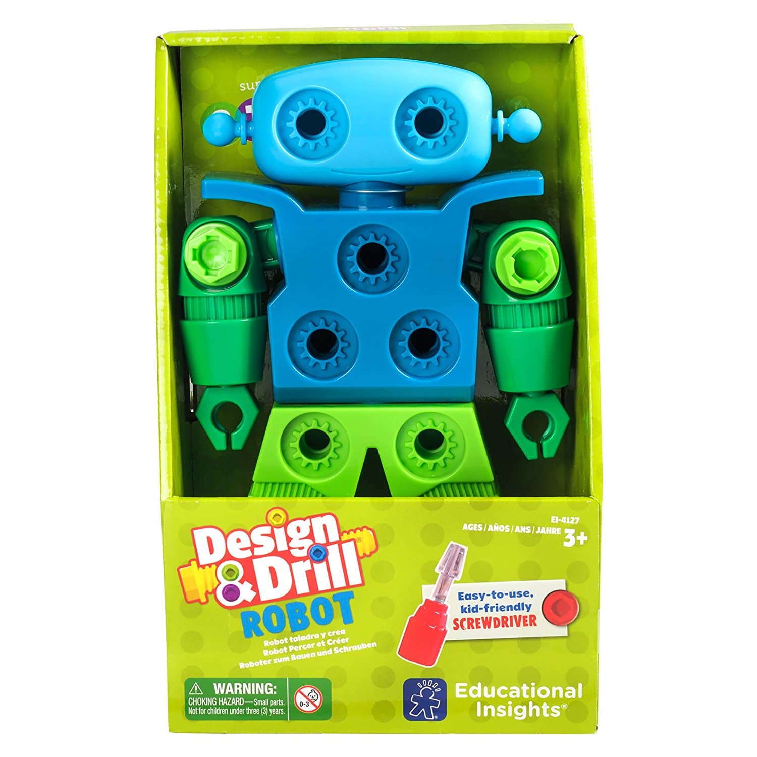 Design & Drill Robot Toy for Kids