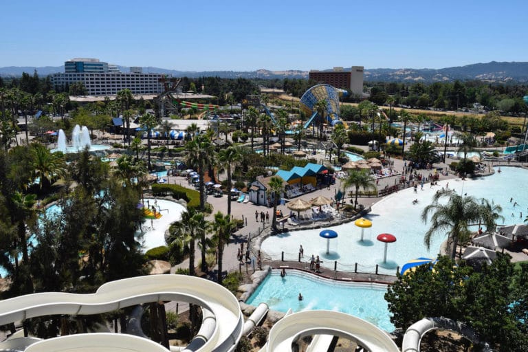 Six Flags Hurricane Harbor Water Park in Concord, California