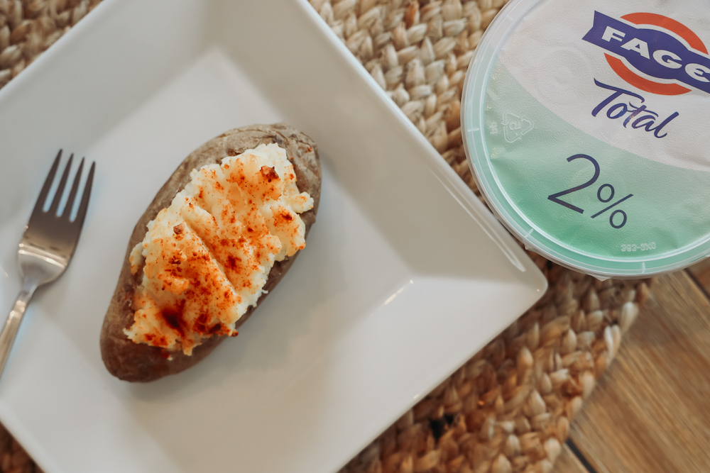 Twice Baked Potato Recipe (Potato Boats) - Kid-Friendly Dinner and Dessert Recipes with Greek Yogurt