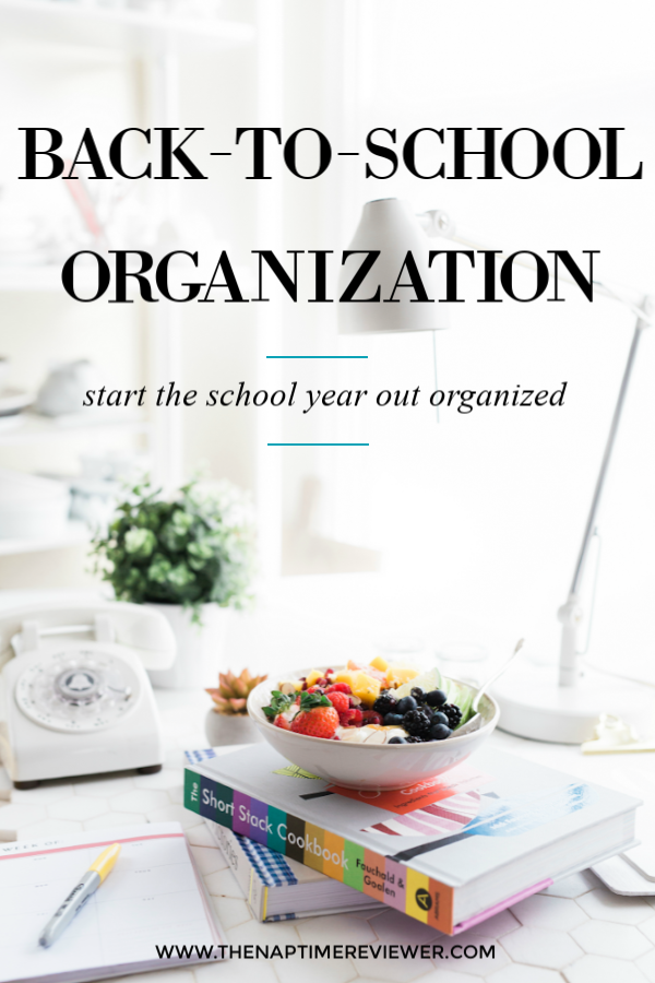 Starting the School Year Out Organized