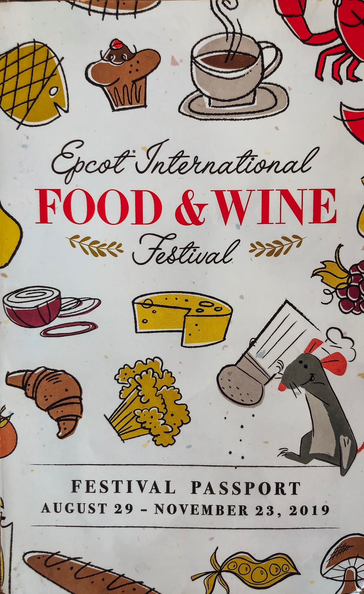 Epcot International Food and Wine Festival menus