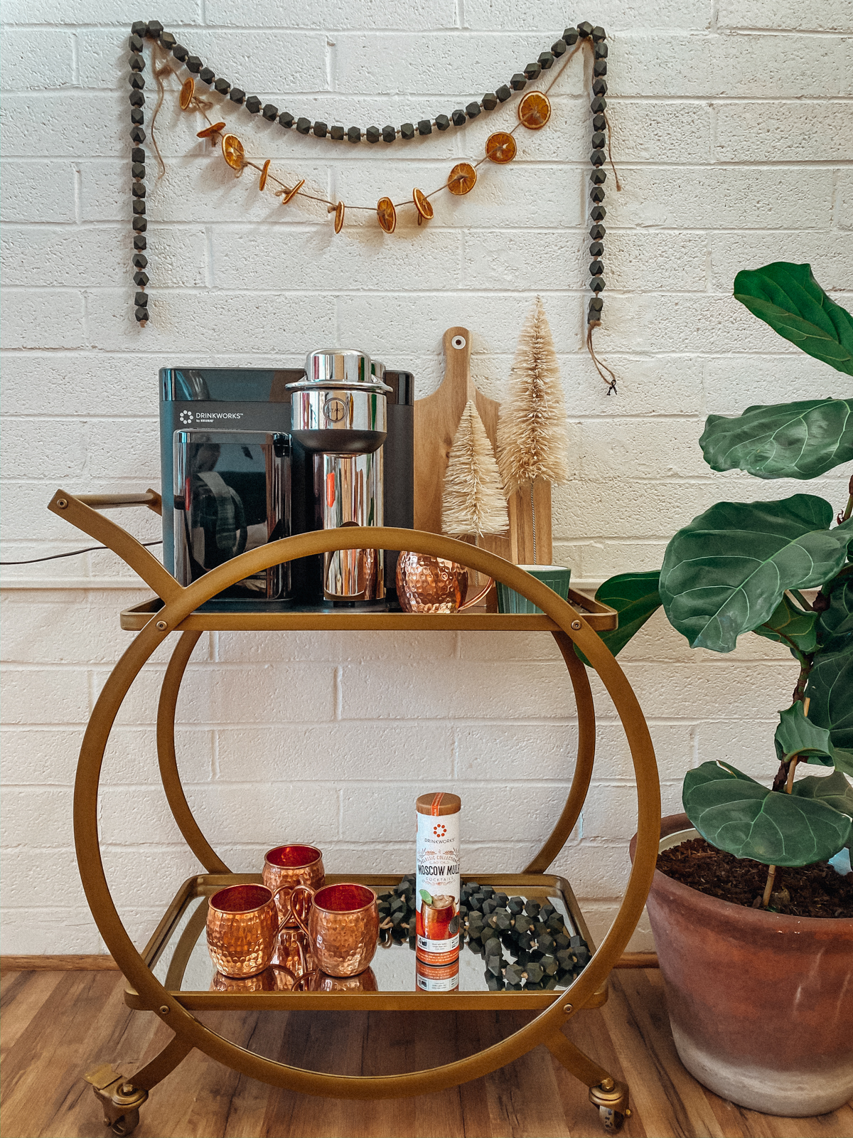 How to Create a Festive Bar Cart with Drinkworks® Home Bar by Keurig® (+Promo Code)