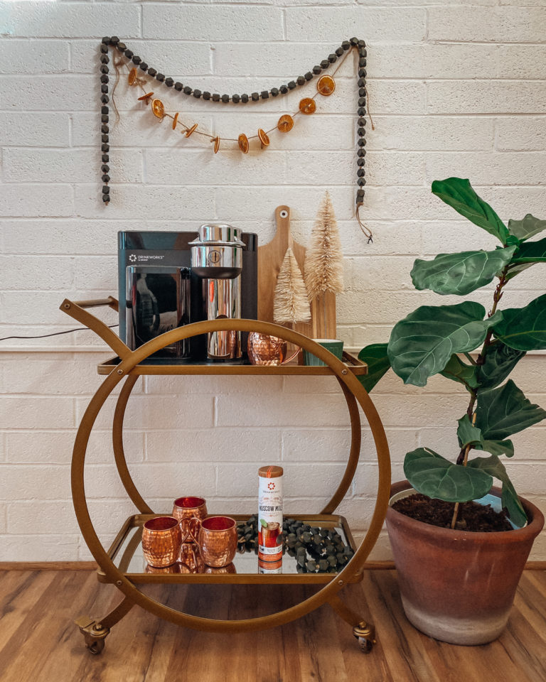 Christmas Bar Cart