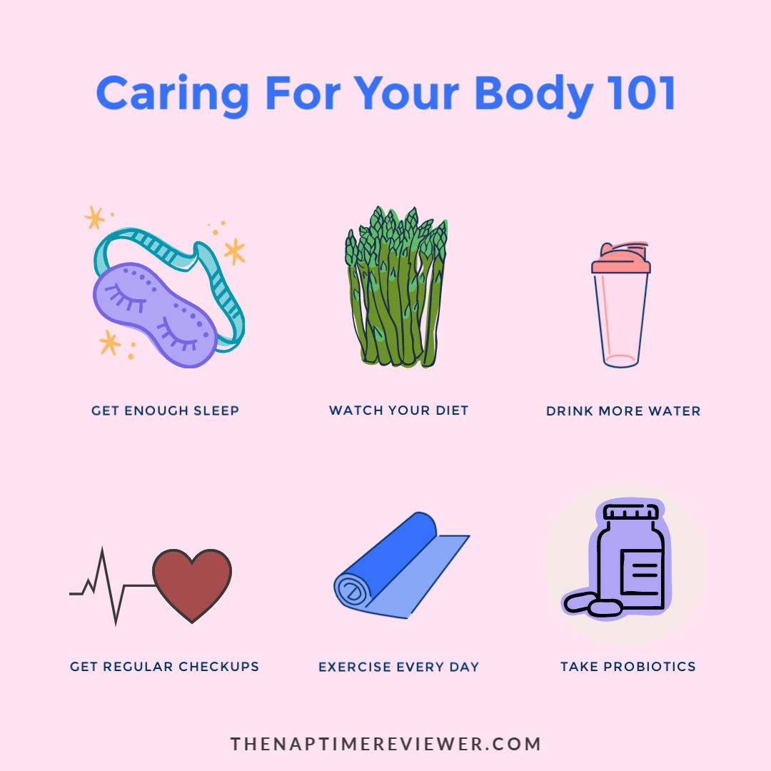 Caring for your body - an infographic