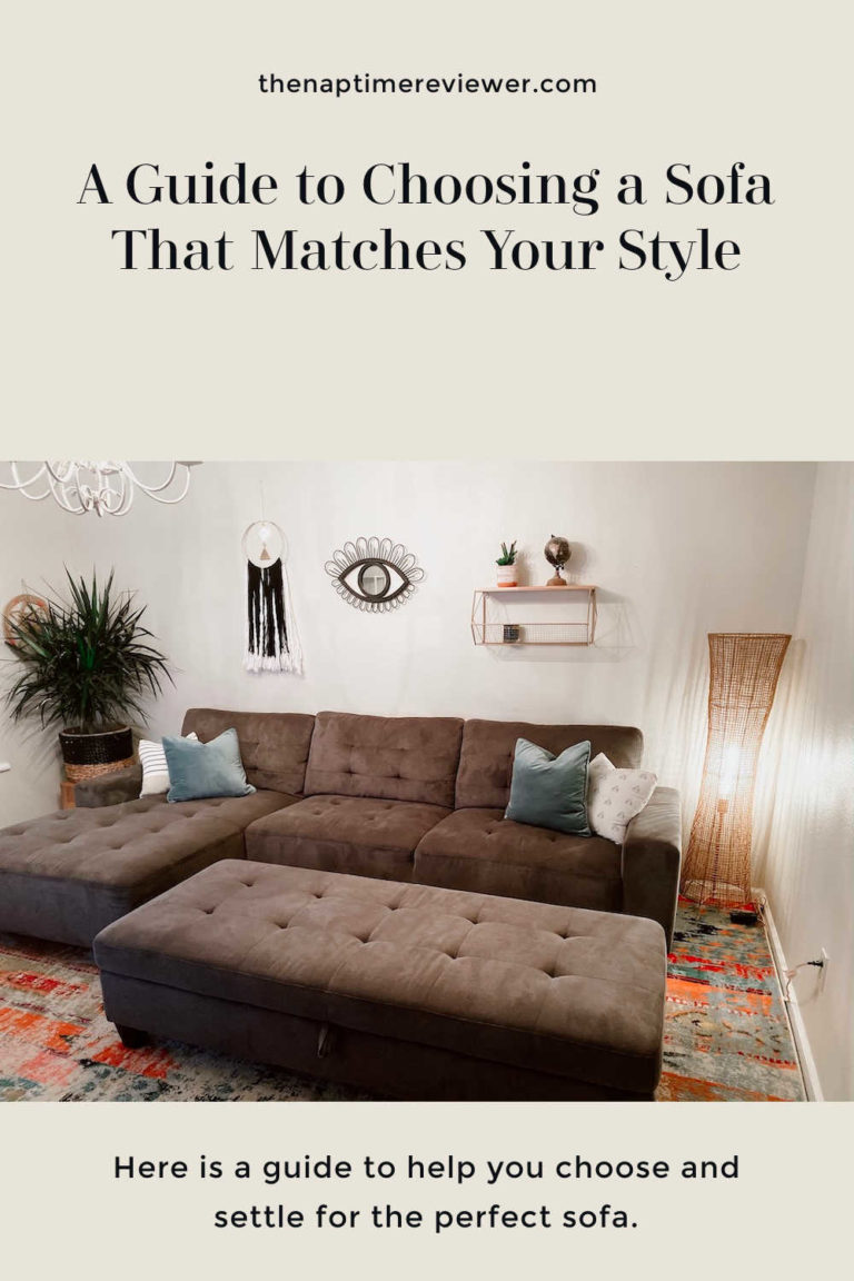 A Guide to Choosing a Sofa That Matches Your Style