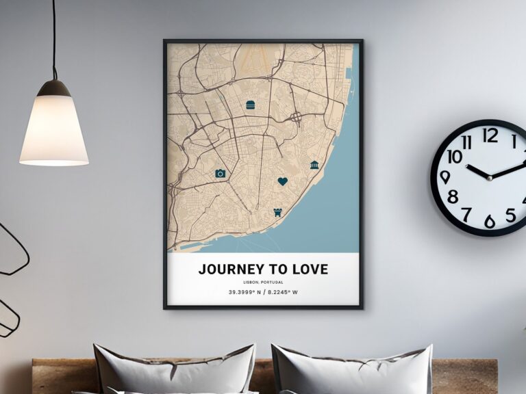 Where We Met Map: A Sentimental Gift from MixPlaces