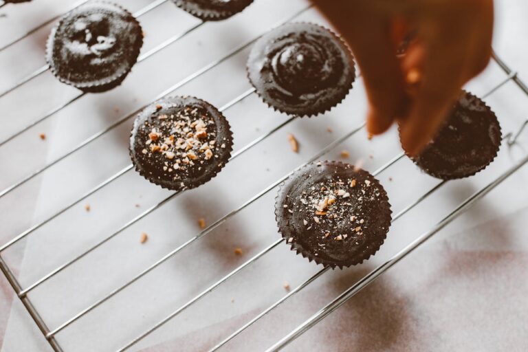 Putting Sprinkles on Muffins