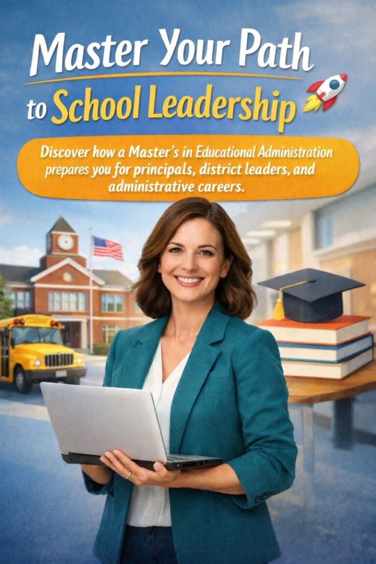 How a Master’s in Educational Administration Prepares You for School Leadership Roles