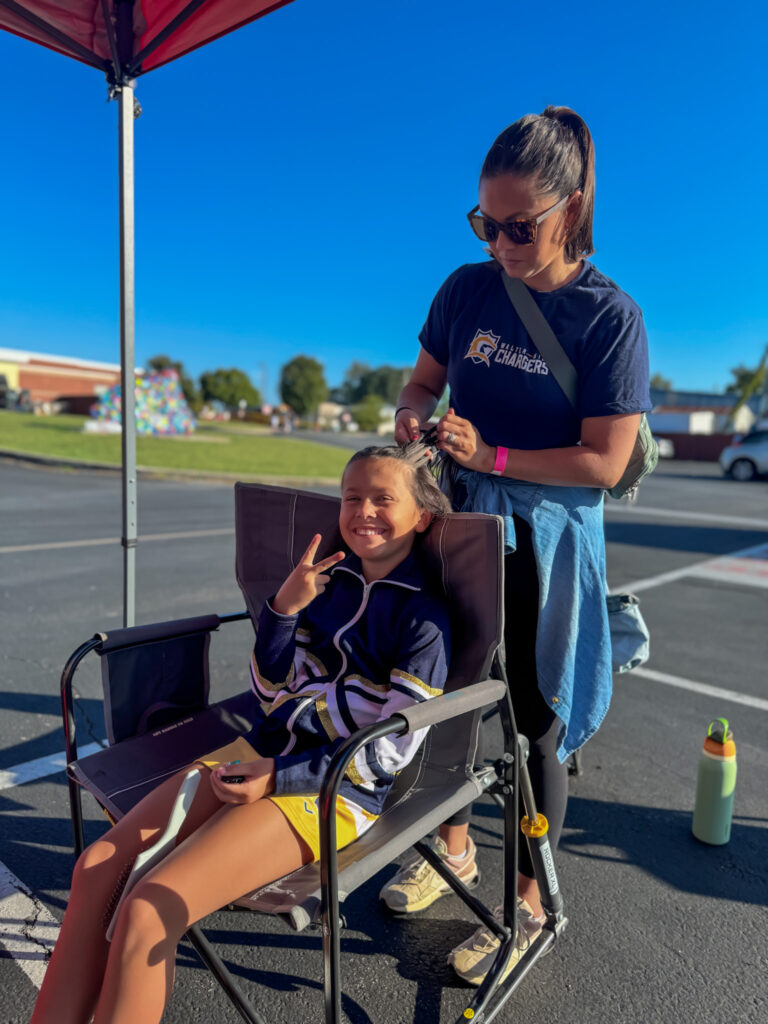 Cheer Hair style