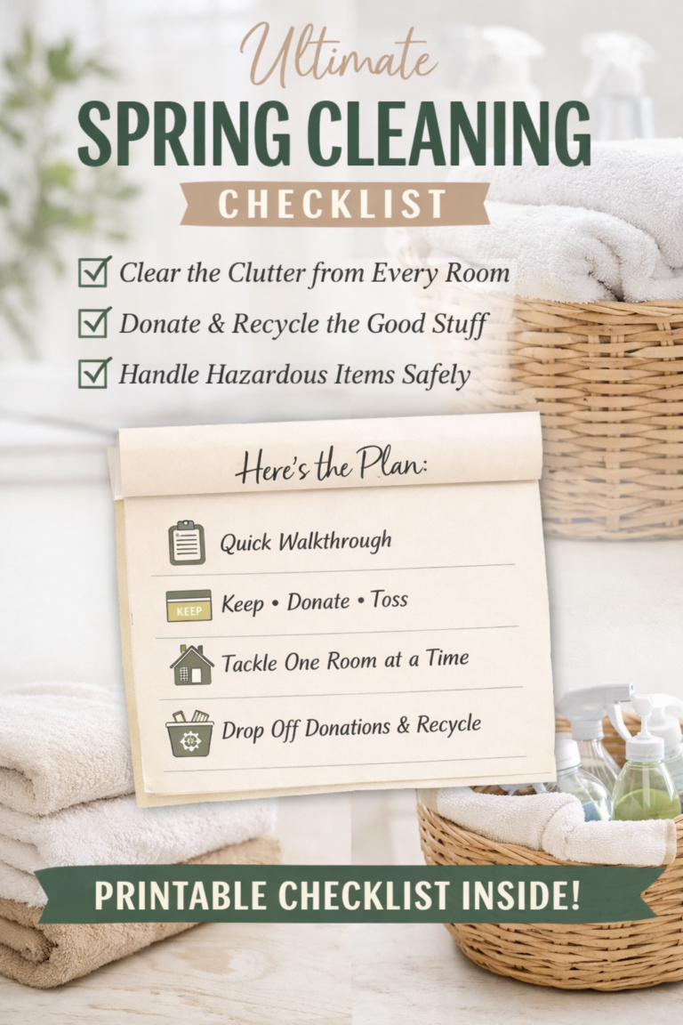 Spring Cleaning Checklist