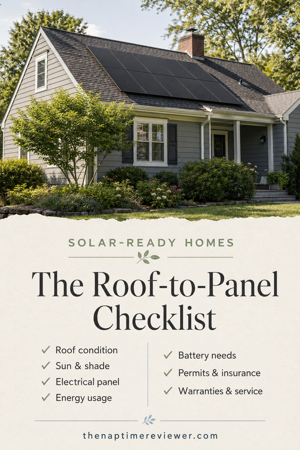 Solar-Ready Homes: The Roof-to-Panel Checklist for Smarter Energy Planning