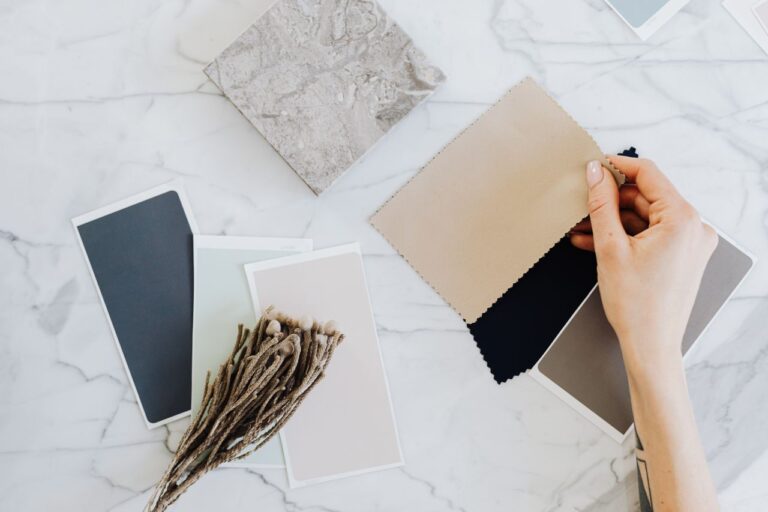 matching paint to tile